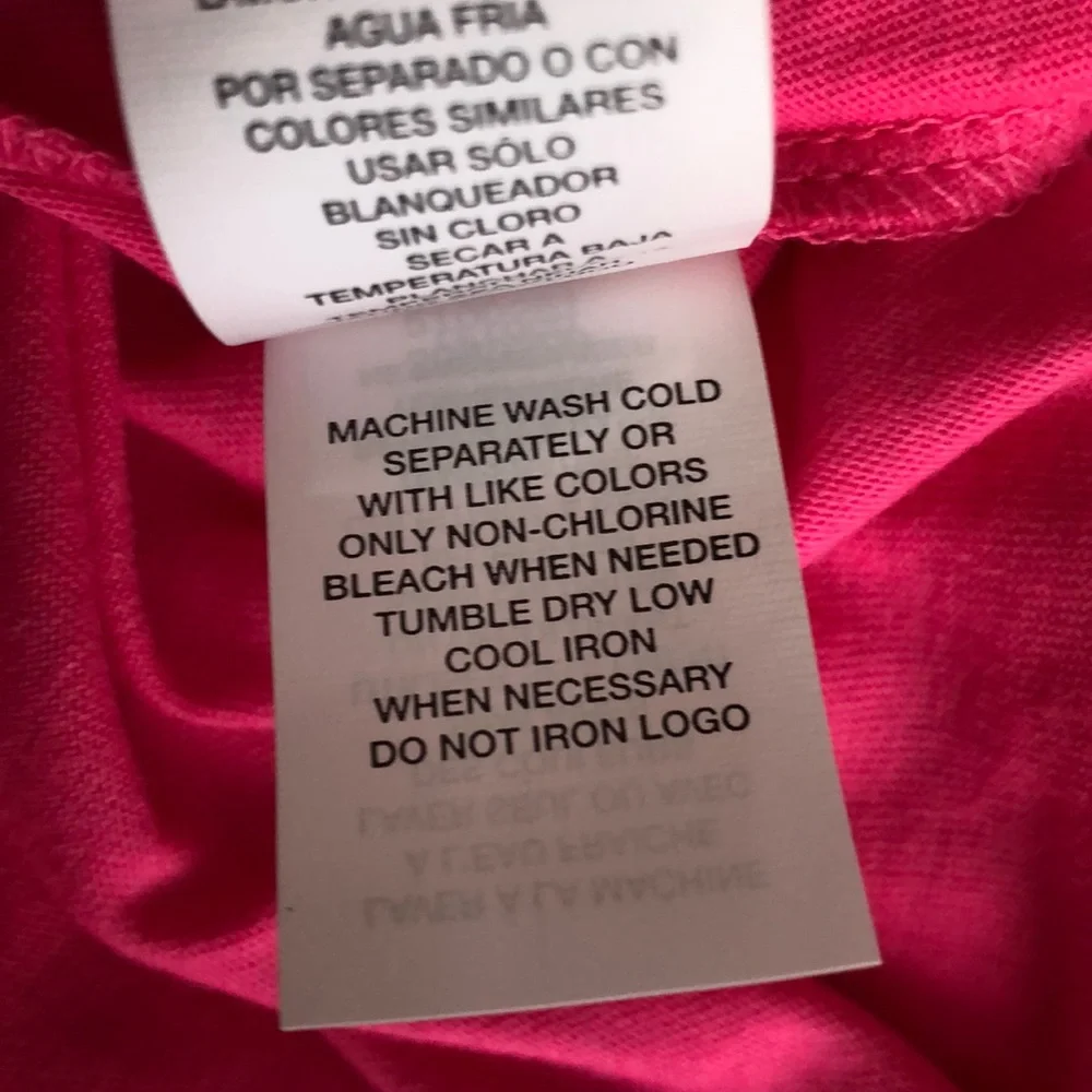 The Children's Place Top Girls Size Large 10/12 Hot Pink Cold Shoulder Shirt NWT